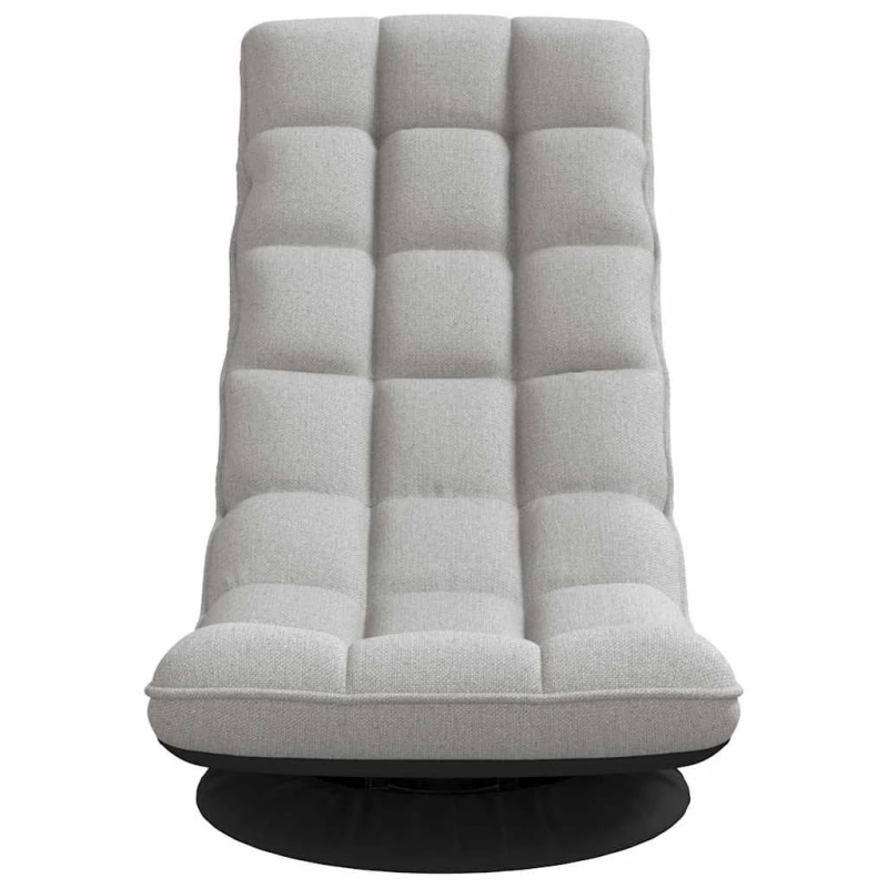 vidaXL grozāms grīdas krēsls, mākonis pelēks, 70x51x79 cm, audums