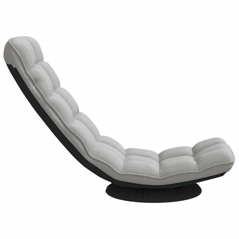 vidaXL grozāms grīdas krēsls, mākonis pelēks, 70x51x79 cm, audums