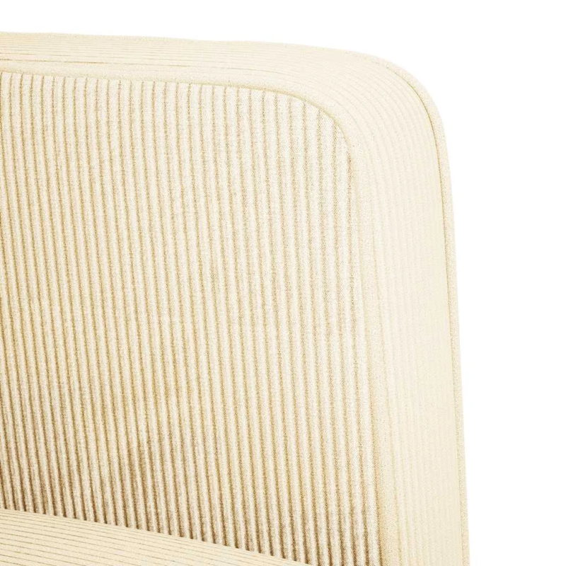 vidaXL dīvāna krēsls ar roku balstiem krēmkrāsas 54 cm velveta audums