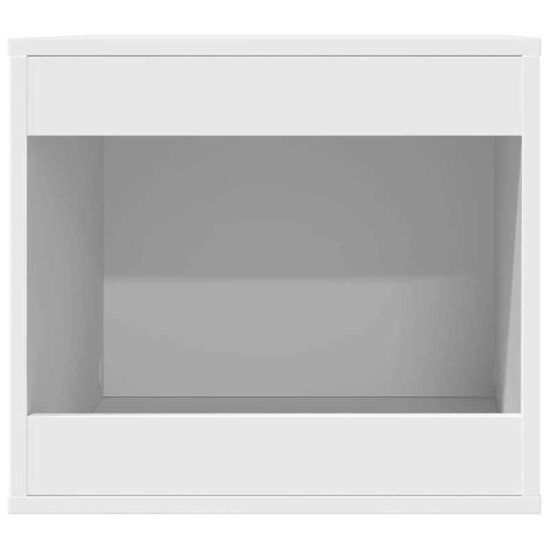 vidaXL Kaķu pakaišu kastes korpuss Balts 47x59x42 cm inženierijas koks