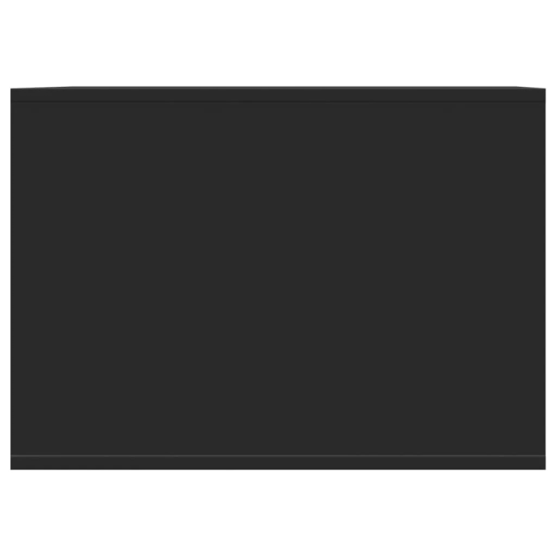 vidaXL Kaķu pakaišu kastes korpuss Melns 47x59x42 cm inženierijas koks