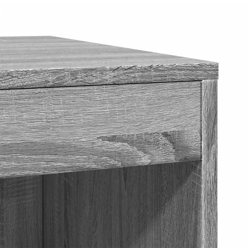 vidaXL Kaķu pakaišu kastes korpuss pelēks 47x59x42cm inženierijas koks