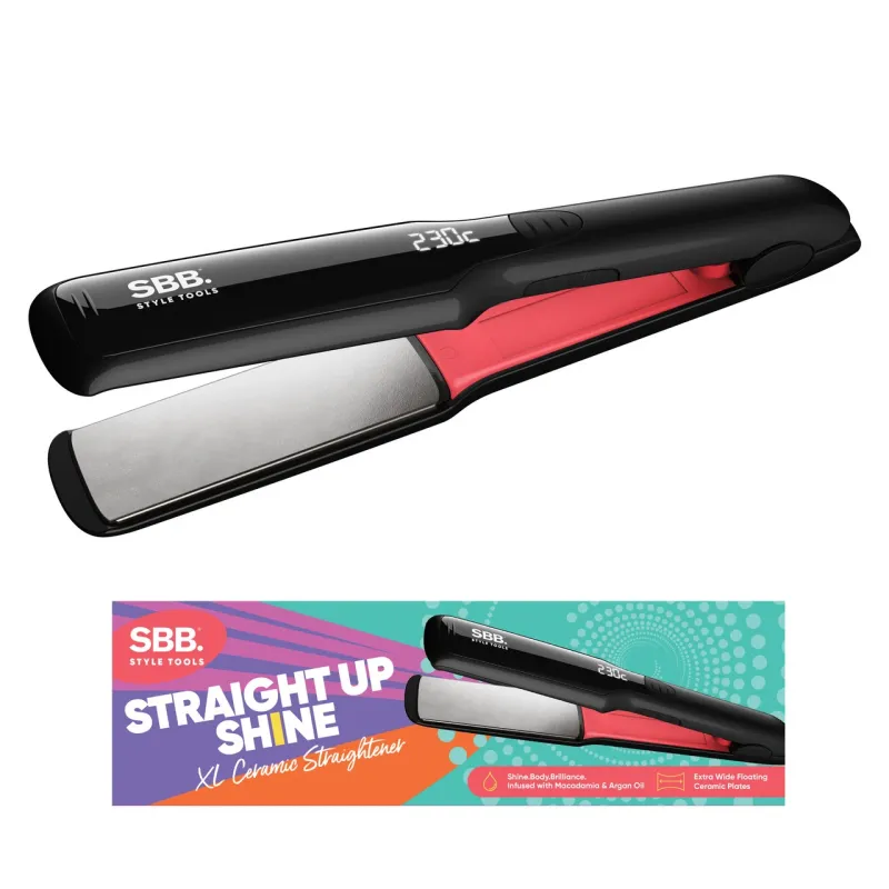 SBB. SBST-2000-EU Straight Up Shine XL Ceramic Hair Straightener