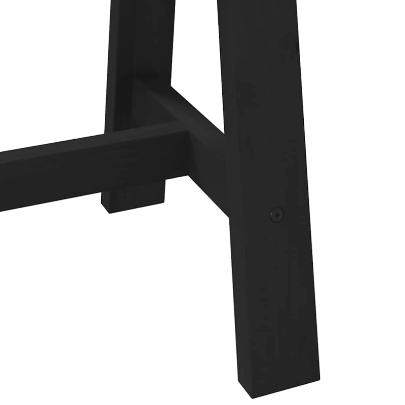 vidaXL rakstāmgalds NOAIN A formas kājas 120x50x75 cm masīvkoka priede