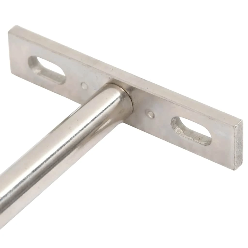 vidaXL peldošie plauktu kronšteini 12 gab. DIA10x100 mm oglekļa tērauds