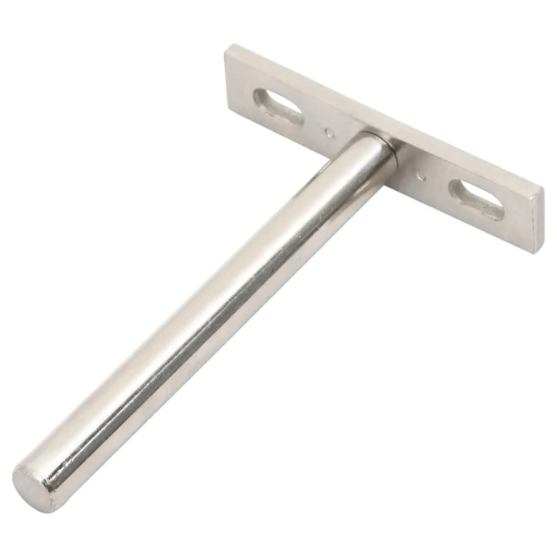 vidaXL peldošie plauktu kronšteini 12 gab. DIA10x100 mm oglekļa tērauds