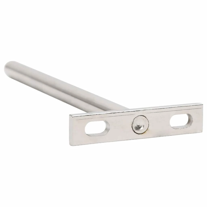 vidaXL peldošie plauktu kronšteini 12 gab. DIA10x150 mm oglekļa tērauds