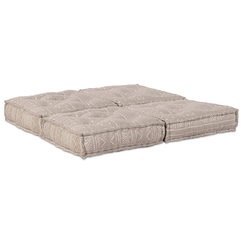 vidaXL Modulārais dīvāns 2 pcs Gaiši brūns 140 x 70 x 36 cm audums