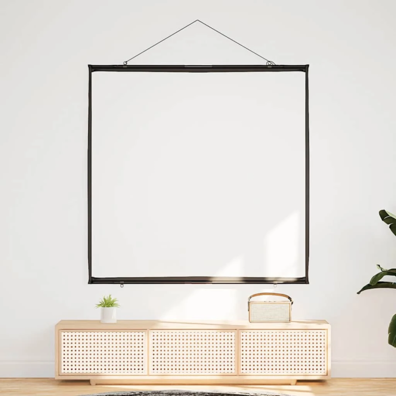 vidaXL projekcijas ekrāns pie sienas 72 collu 1:1