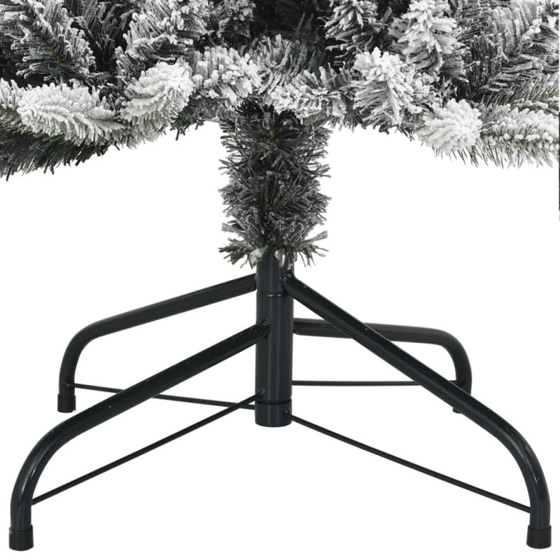 vidaXL mākslīgā Ziemassvētku egle ar sniegu, 180 cm, 300 LED