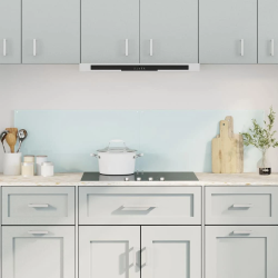 vidaXL virtuves sienas paneļi, 2 gab., 80x40 cm, rūdīts stikls, balts