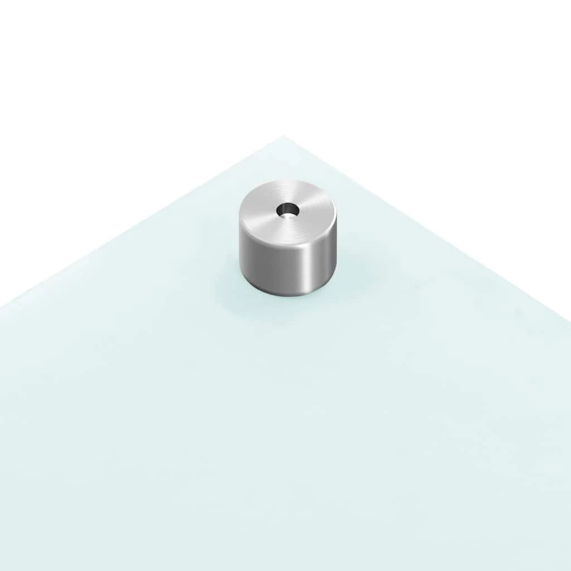 vidaXL virtuves sienas paneļi, 2 gab., 80x60 cm, rūdīts stikls, balts