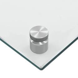 vidaXL virtuves paneļi, 2 gab., 70x40 cm, rūdīts stikls, caurspīdīgi