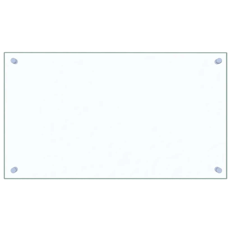 vidaXL virtuves paneļi, 2 gab., 70x40 cm, rūdīts stikls, caurspīdīgi