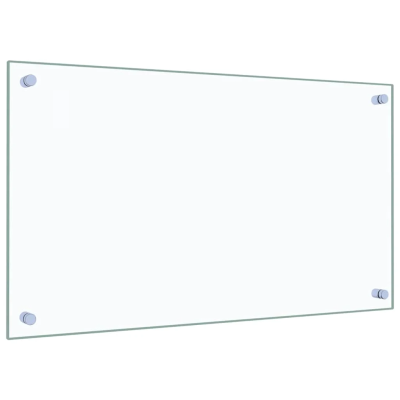 vidaXL virtuves paneļi, 2 gab., 70x40 cm, rūdīts stikls, caurspīdīgi