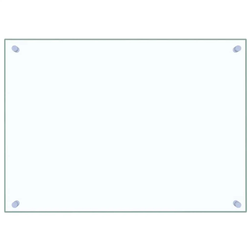 vidaXL virtuves paneļi, 2 gab., 70x50 cm, rūdīts stikls, caurspīdīgi