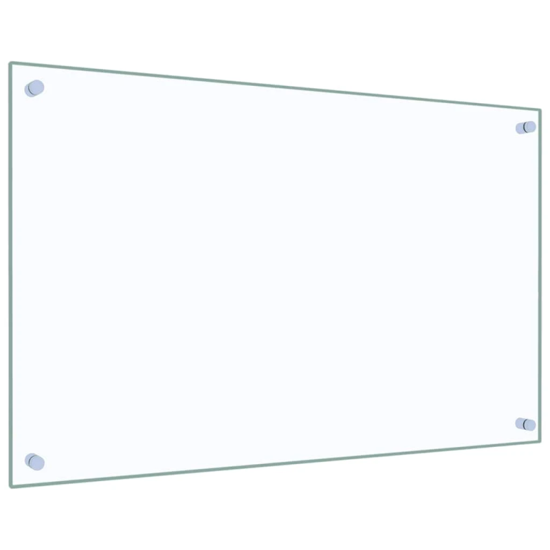 vidaXL virtuves paneļi, 2 gab., 80x50 cm, rūdīts stikls, caurspīdīgi