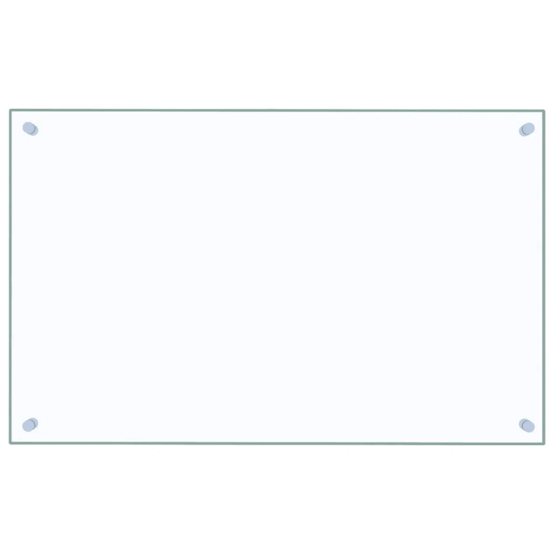 vidaXL virtuves paneļi, 2 gab., 80x50 cm, rūdīts stikls, caurspīdīgi