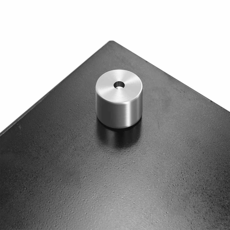 vidaXL virtuves sienas paneļi, 2 gab., 70x40 cm, rūdīts stikls, melns