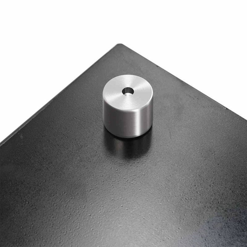 vidaXL virtuves sienas paneļi, 2 gab., 70x50 cm, rūdīts stikls, melns