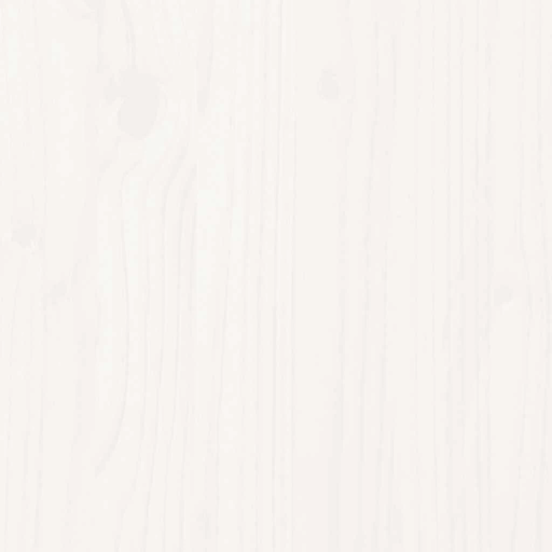 vidaXL koka Ziemassvētku eglīte, balta, 60 cm, priedes masīvkoks