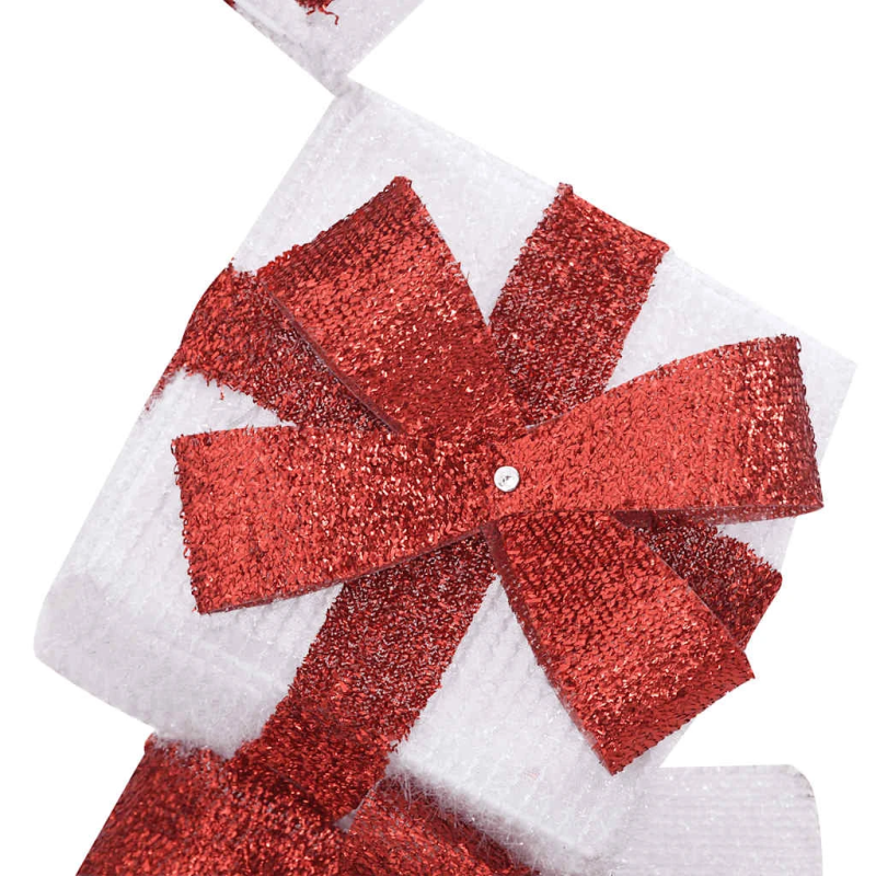 vidaXL Ziemassvētku rotājumu dāvanu kastīte 80 gaismas diodes silti