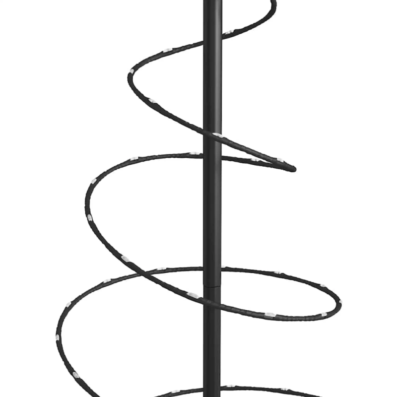 vidaXL LED Ziemassvētku eglīte 80 LED Silti Balta 120 cm