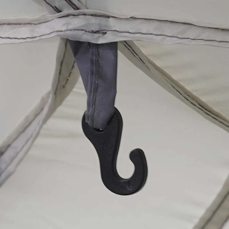 vidaXL baseina telts ar noņemamām mušu un sieta sienām 512x458 cm