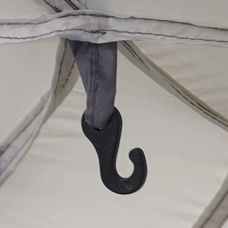 vidaXL baseina telts ar noņemamām mušu un sieta sienām 670x590 cm