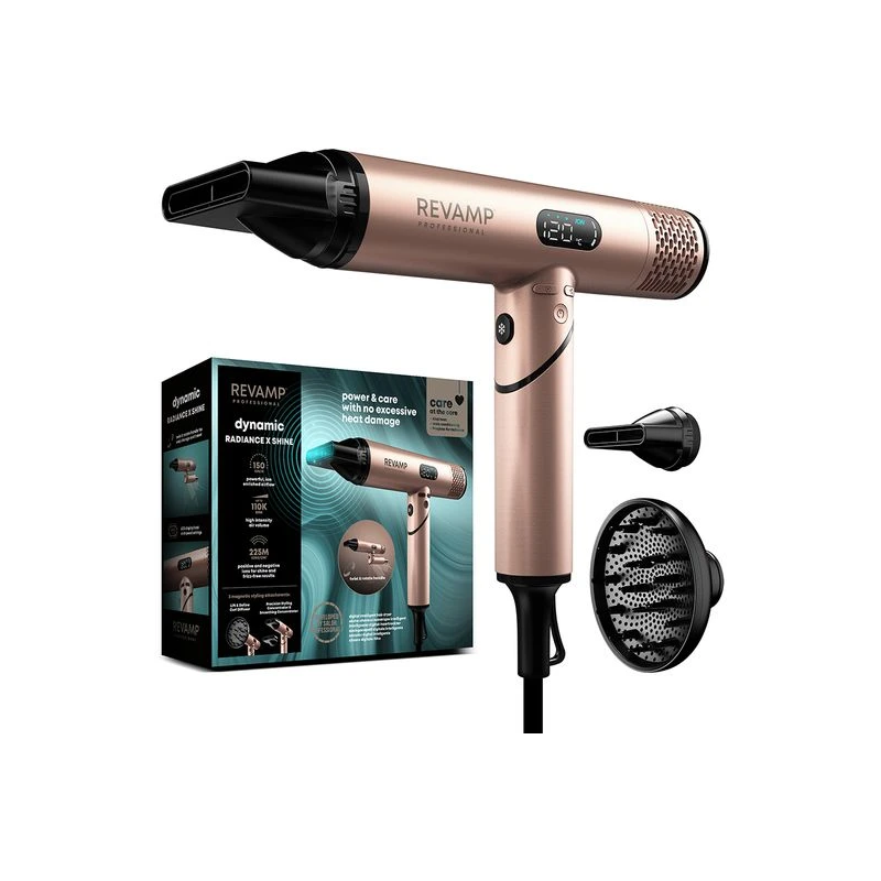 Revamp DR-6400GD-EU Dynamic Radiance x Shine Hair Dryer Gold