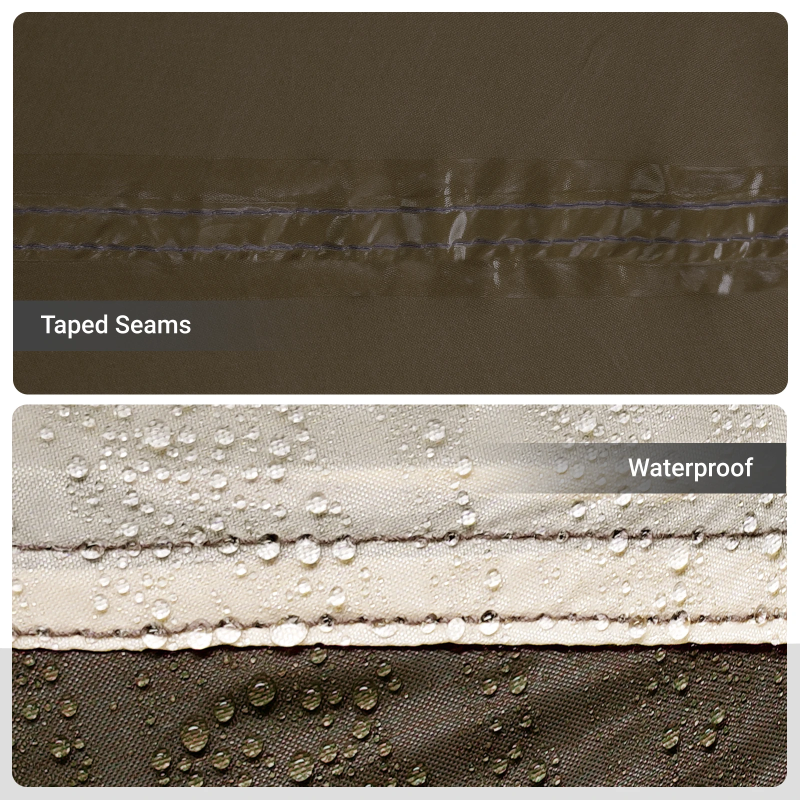 vidaXL Makšķerēšanas telts ar jumtu Brūna 514 x 465 x 187 cm