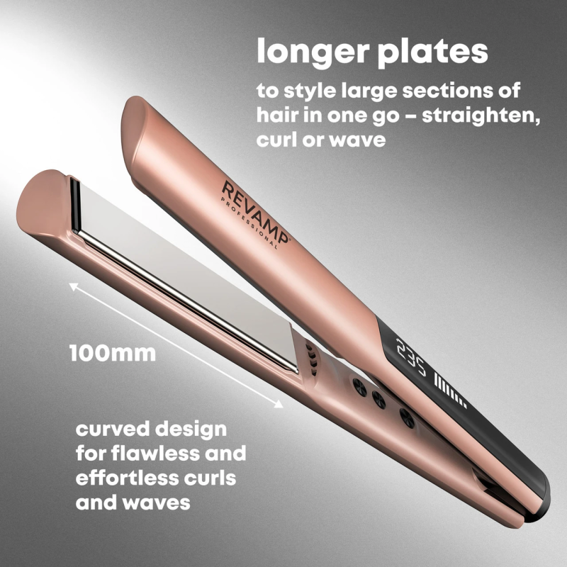 Revamp ST-1900GD-EU Dynamic Straight & Style Ceramic Hair Straightener