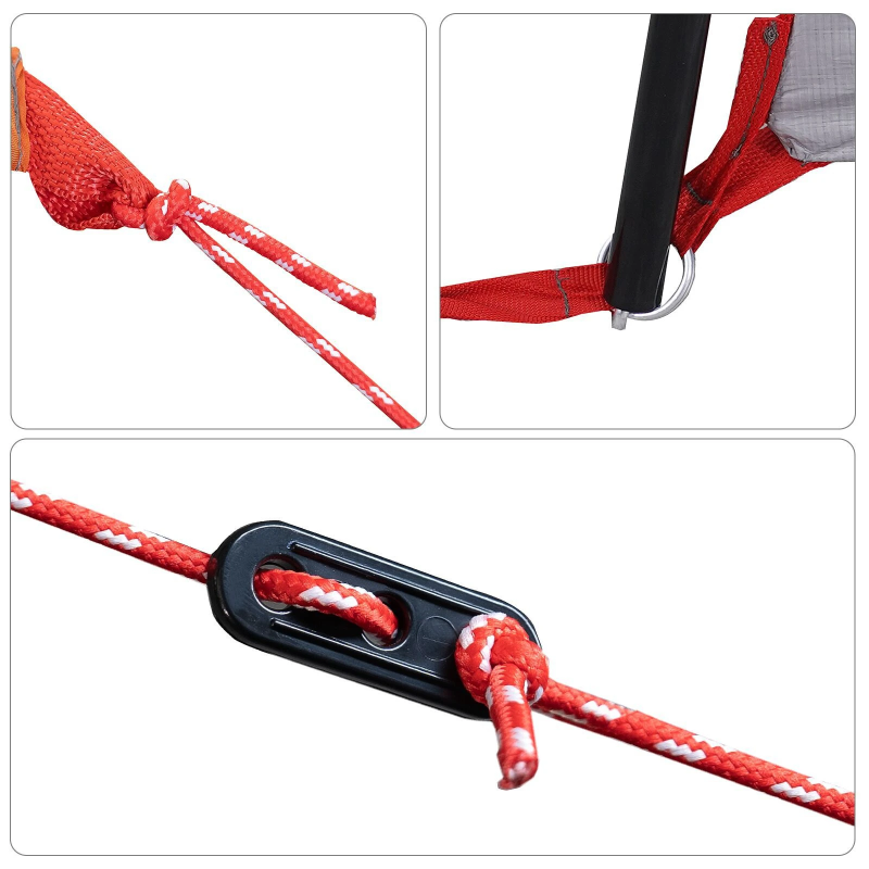 vidaXL Ģimenes telts ar jumtu Balts un zaļš 435 x 255 x 216 cm