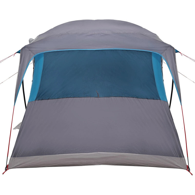 vidaXL Ģimenes telts ar jumtu Zila un pelēka 435 x 255 x 216 cm