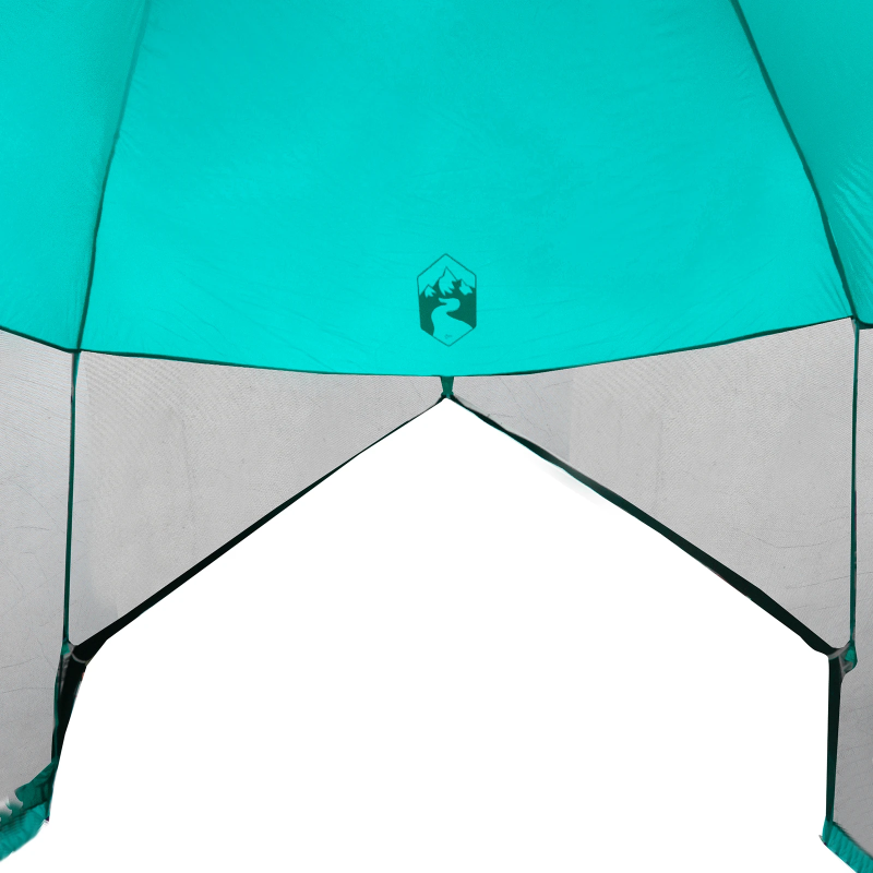 vidaXL Moskītu telts ar jumtu Jūras zaļa 320 x 320 x 218 cm