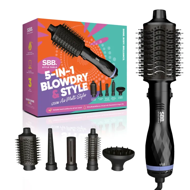 SBB. SBDR-2850-EU 5 in 1 Blowdry and Style