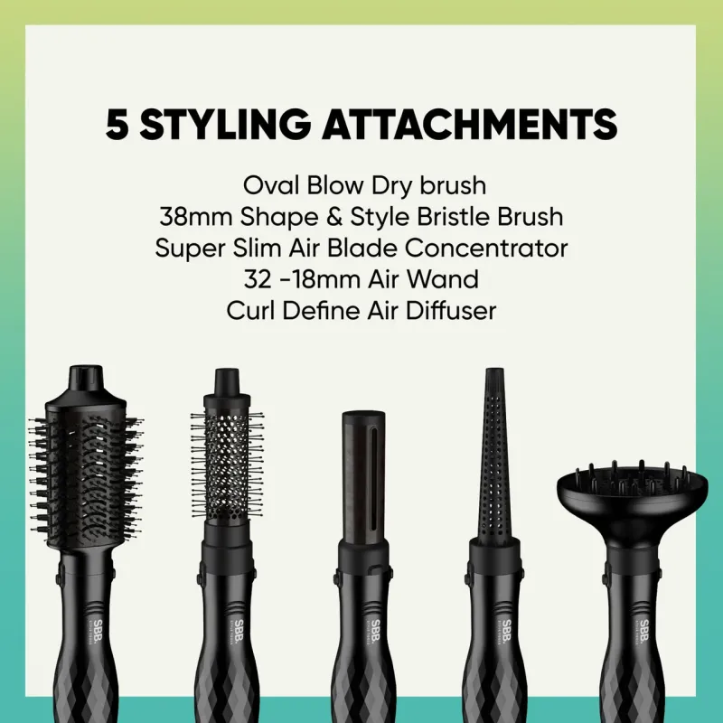 SBB. SBDR-2850-EU 5 in 1 Blowdry and Style