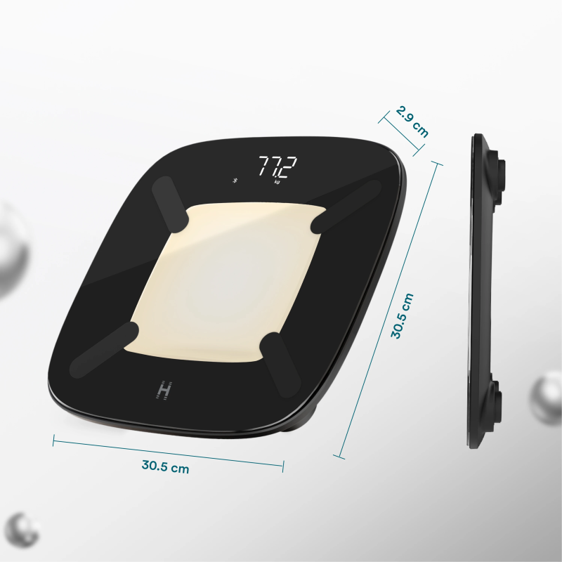 Homedics SCL-B200-BK3R GLO Body Analyser Bath Scale