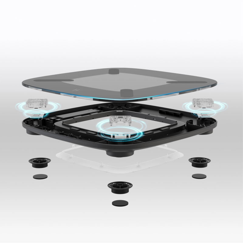 Homedics SCL-B200-BK3R GLO Body Analyser Bath Scale