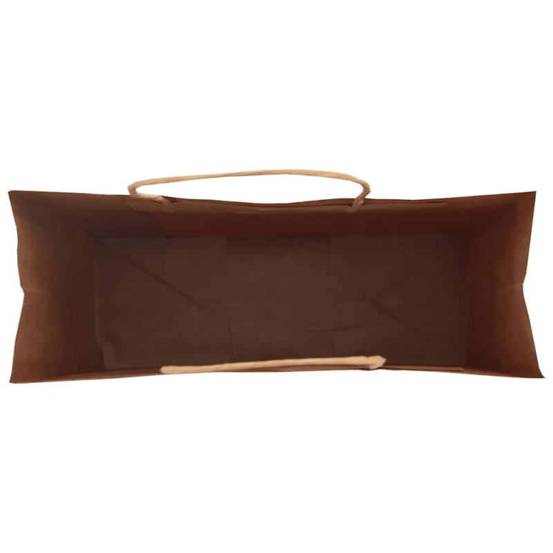 vidaXL papīra maisiņi 250 gab. ar rokturiem, sarkani, 45x17x48 cm