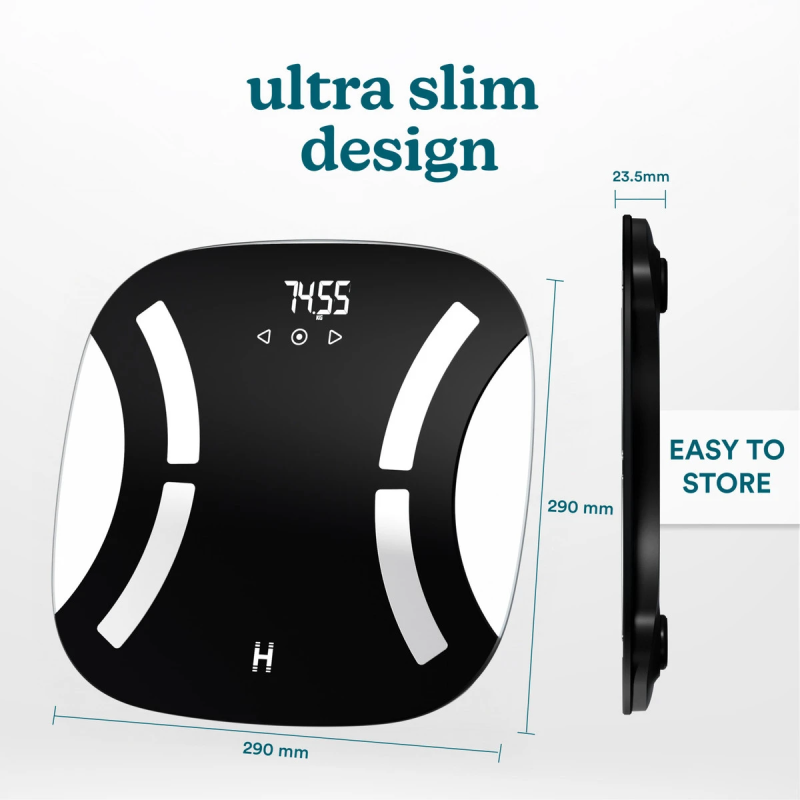 Homedics SCL-BC145-BK3R Essentials Body Analyser Scale