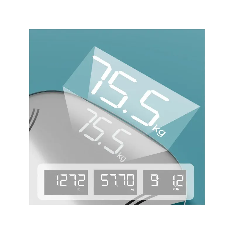 Homedics SCL-LDB135-SV3R Essential XL Display Body Weight Scale
