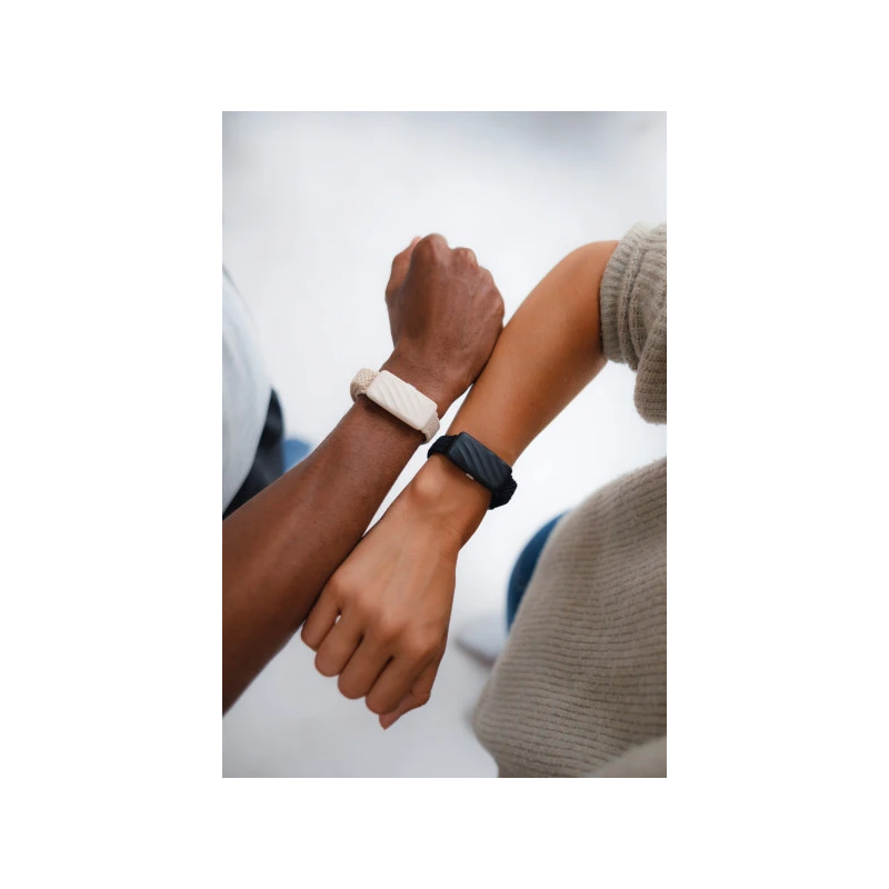 Homedics SS-WB100CE-WW, WakeBand, Your Silent Alarm, Cream