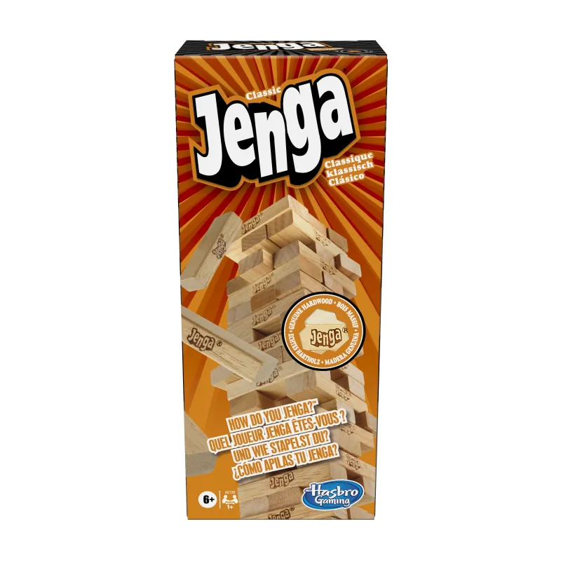Torņa spēle Jenga Hasbro Gaming Jenga A2120, LT LV EE RUS