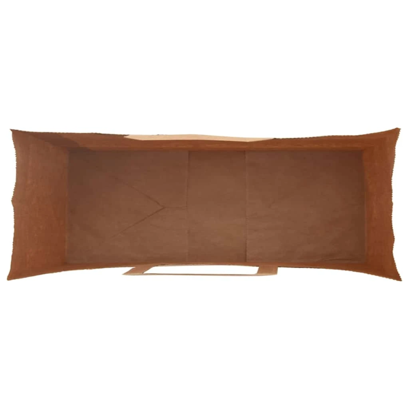 vidaXL papīra maisiņi 250 gab. ar rokturiem, zili, 32x12x42 cm