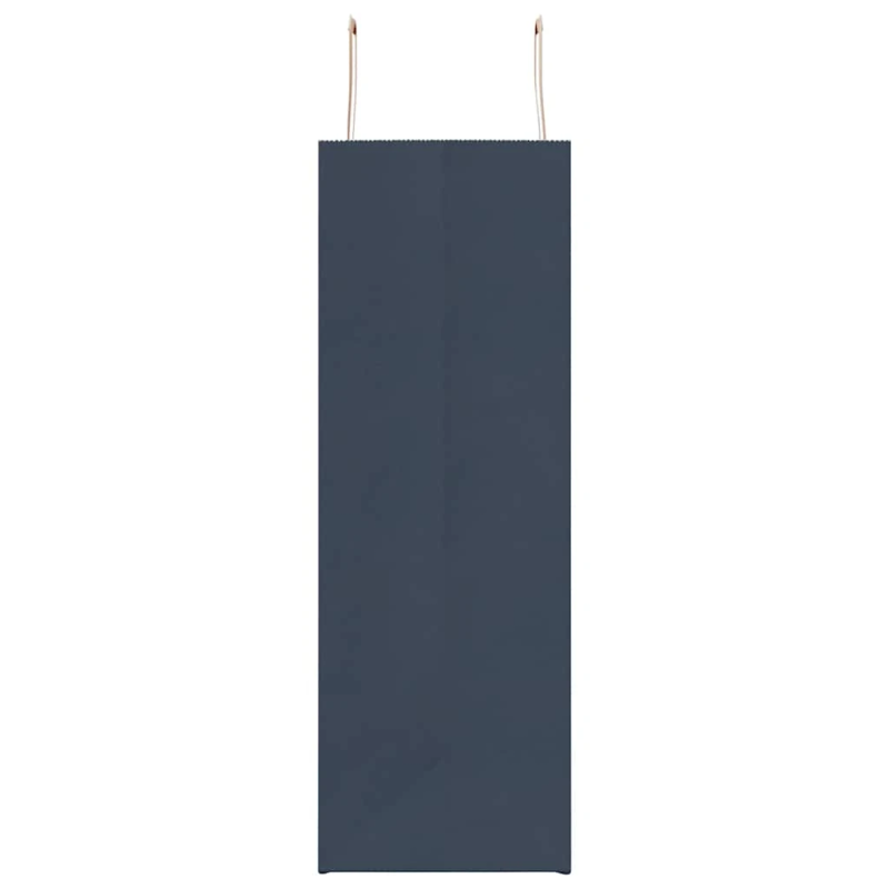 vidaXL papīra maisiņi 250 gab. ar rokturiem, zili, 45x17x48 cm
