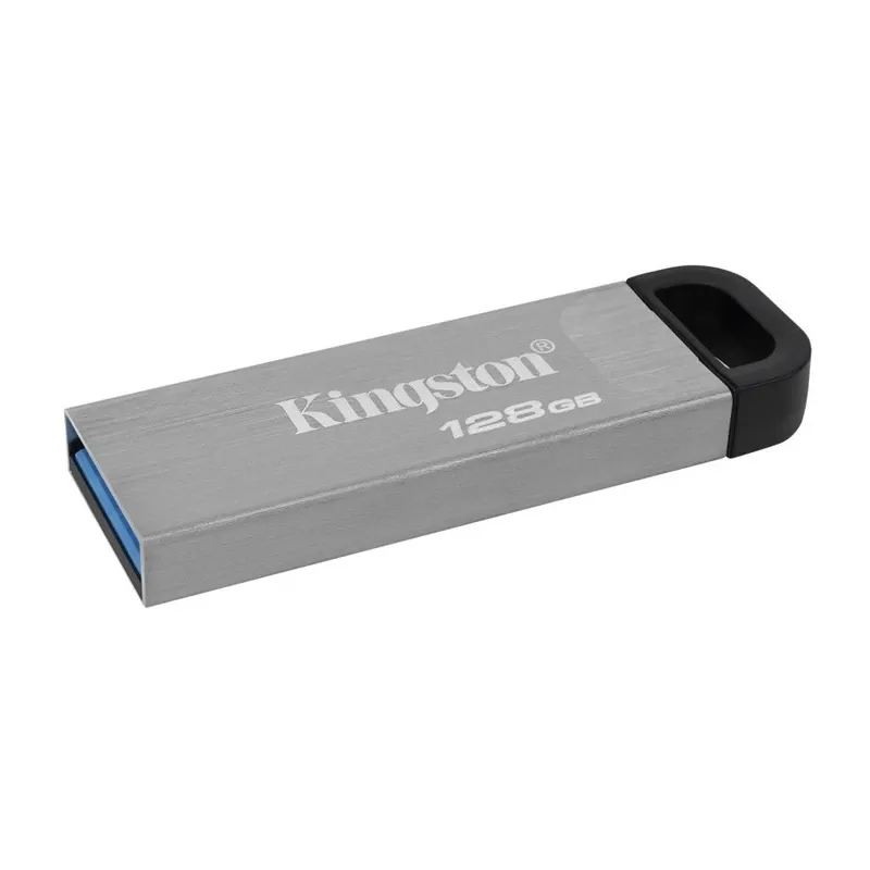 USB zibatmiņa Kingston Data Traveler Kyson USB 3.2 Gen 1, sudraba krās., 128 GB