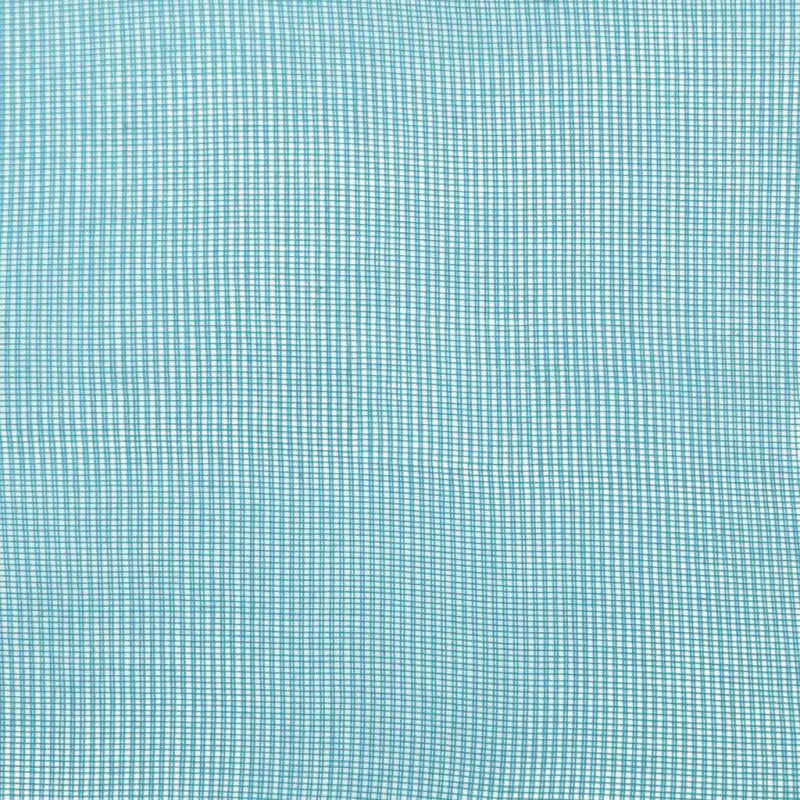 vidaXL voile aizkari ar stieņu kabatām, 2 gab., tirkīzzili