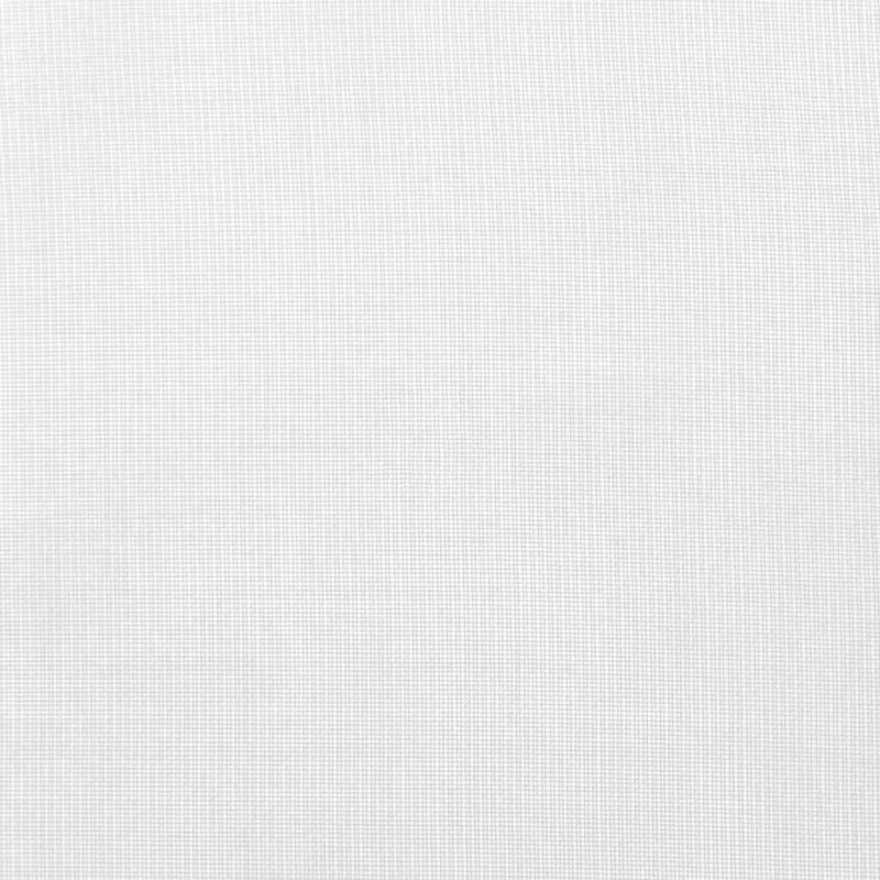 vidaXL voile aizkari ar stieņu kabatām, 2 gab., balti