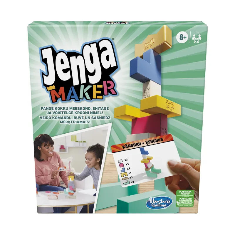 JENGA Maker Board game ,In Estonian and Latvian lang.,
